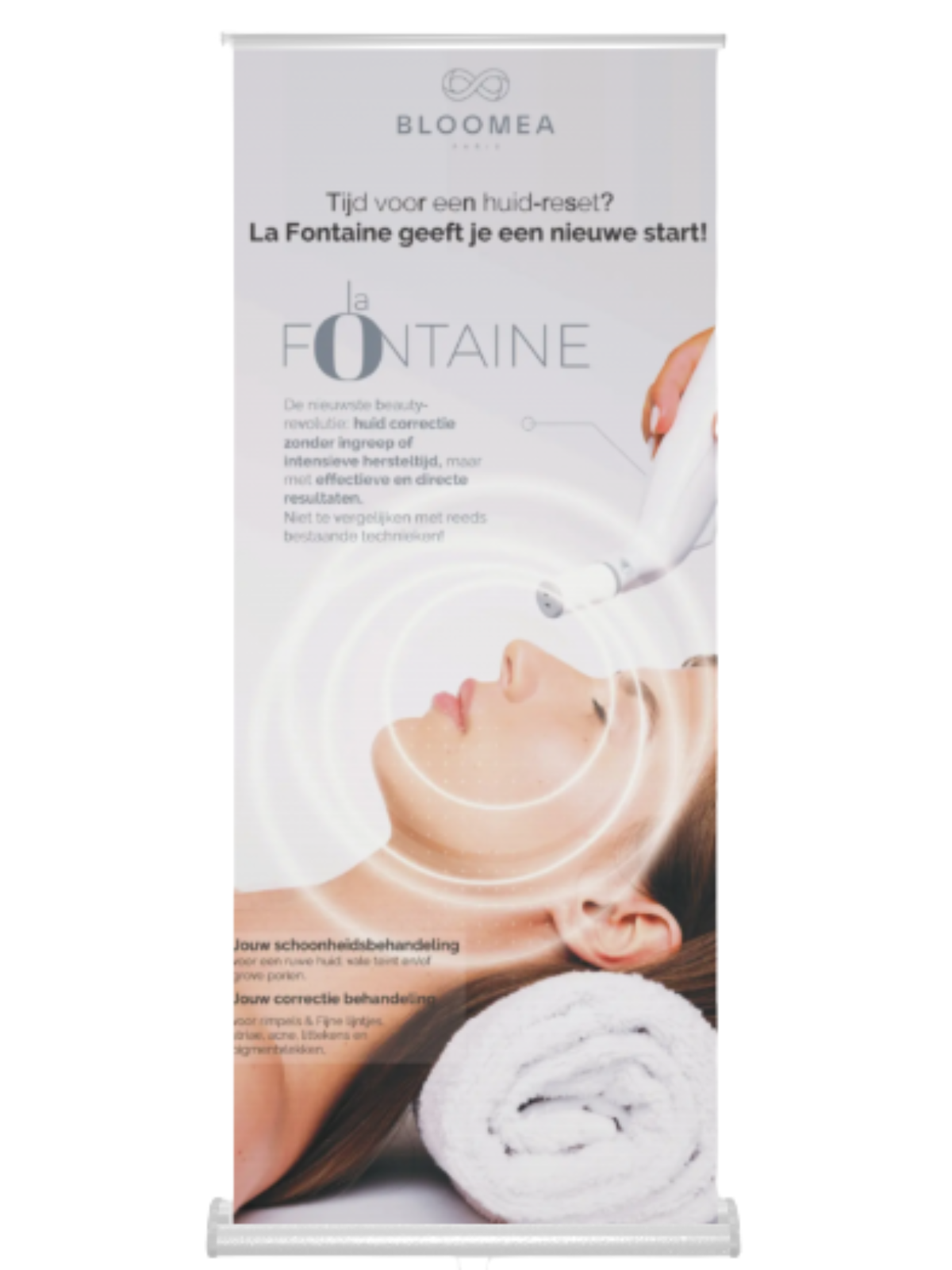 Bloomea® Roll-up Banner – La Fontaine
