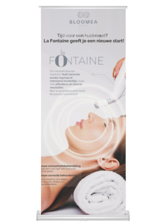 Bloomea® Roll-up Banner – La Fontaine
