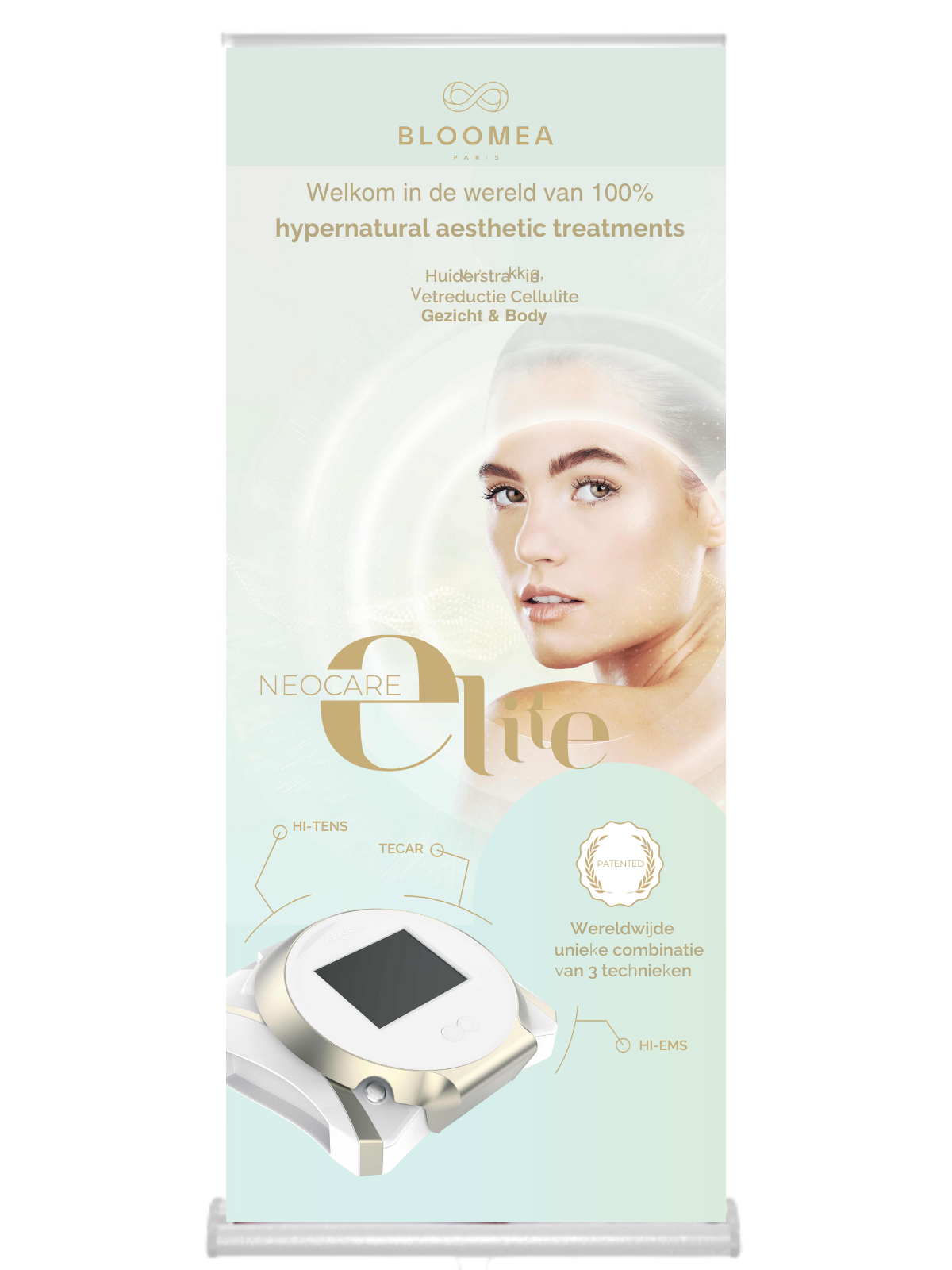 Bloomea® Roll-up Banner – NeoCare Elite